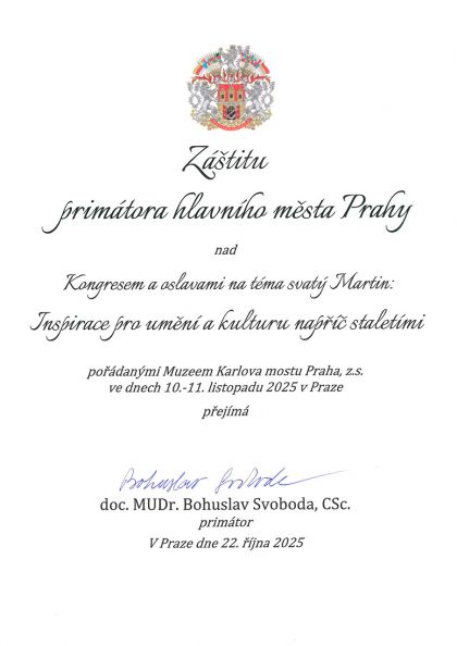 Záštita primátora hl. Města Prahy